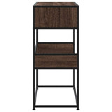 Console Table Brown Oak 90x35x80 cm Engineered Wood 849173