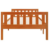 Children's Bed without Mattress Wax Brown 90x200 cm Solid Wood Pine 855029