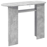 Console Table Concrete Grey 100 x 39.5 x 75 cm Engineered Wood 8001161