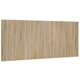 Bed Headboard Sonoma Oak 200x1.5x80 cm Engineered Wood 811046