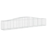 Arched Gabion Baskets 20 pcs 400x50x60/80 cm Galvanised Iron 3145940