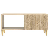 Coffee Table Sonoma Oak 90 x 50 x 40 cm Engineered Wood 895187