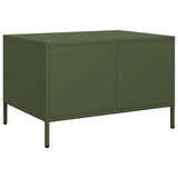 Coffee Table Olive Green 68.5x50x43.5 cm Cold-rolled Steel 851284