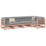 5 Piece Garden Sofa Set Solid Wood Douglas Fir 3299432