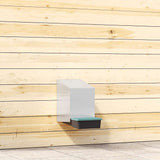 Chicken Nesting Box 1 Compartment Wall-Mounted Galvanised Steel 4104898