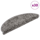 Stair Mats 30 pcs 56x17x3 cm Grey Half Round 3365799