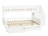 Bunk Bed with Two Pull-out Drawers and Side Hidden Storage Package 2 N652P424939K