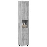 Bathroom Cabinet Set TULUM Grey Sonoma 37 x 31.5 x 203 cm 880357