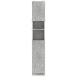 ZNTS Bathroom Cabinet Concrete Grey 32x25.5x190 cm Engineered Wood 802880