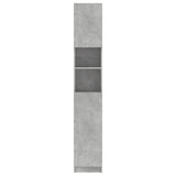 Bathroom Cabinet Concrete Grey 32x25.5x190 cm Engineered Wood 802880