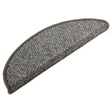 Carpet Stair Treads 15 pcs Anthracite 65x21x4 cm 149911