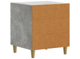 Bedside Cabinet Concrete Grey 43 x 41 x 66.5 cm Engineered Wood 894558