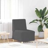 Modular Sofa Unit Armless 2 pcs Dark Grey 55 x 74 x 82 cm 3399777