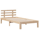 Bookcase Bed without Mattress 90x190 cm Single Solid Wood Pine 3322782