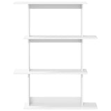 Wall Shelving Unit White 100 x 20 x 126 cm Engineered Wood 8012060
