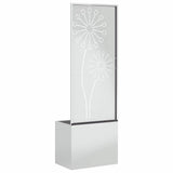 Garden Privacy Screen Silver 50 x 150 cm Galvanised steel 876460