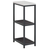 Kitchen Storage HATTEM Black 30 x 50 x 92 cm Steel 874975