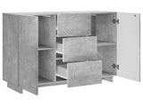 Sideboard Concrete Grey 85.5 x 31 x 75 cm Engineered Wood 8011552