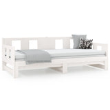 Pull-out Day Bed without Mattress White 2x cm 820288
