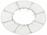Tree Bench 8-Seater 160 x 89 cm Steel Antique White Round 42029535