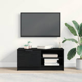TV Cabinet Black Oak 80 x 35 x 36.5 cm Engineered Wood 862745