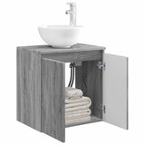 Wall-Mounted Sink Vanity Grey Sonoma 49.5 x 35 x 63 cm 890388