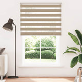 Zebra Blind Sand Brown 150x230 cm Fabric Width 145.9 cm Polyester 4014609
