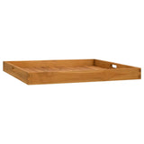 Serving Tray 70x70 cm Solid Teak Wood 315459