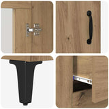 Highboard Artisan Oak 69.5 x 34 x 180 cm Engineered Wood 3415874