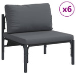 Garden Sofa Set Anthracite Steel 3378997