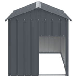 Dog House with Roof Anthracite 117x153x123 cm Galvanised Steel 172348