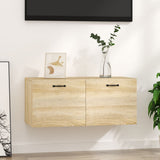 Wall Cabinet Sonoma Oak 80x36.5x35 cm Engineered Wood 812936