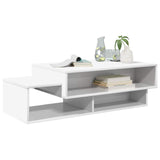 Coffee Table White 105 x 50 x 32.5 cm Engineered Wood 8000204