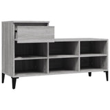Shoe Cabinet Grey Sonoma 102x36x60 cm Engineered Wood 821218