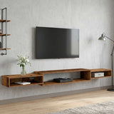 Wall-mounted TV Cabinet Wall-Mounted Old Wood 220 x 28 x 21 cm 8006019