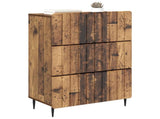 Drawer Cabinet Old Wood 66 x 34.5 x 92 cm Engineered Wood 894383