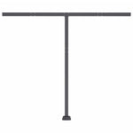 ZNTS Freestanding Manual Retractable Awning 300x250 cm Anthracite 3069699