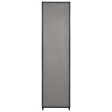 ZNTS Wardrobe with 4 Compartments Grey 175x45x170 cm 282448