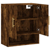 Wall Cabinet Smoked Oak 60x31x70 cm Engineered Wood 829897