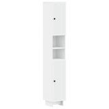 Bathroom Cabinet with Open Shelf EDE White 30 x 31 x 190 cm 895935