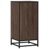 Sideboard Brown Oak 35,5x35x76 cm Engineered Wood and Metal 848943
