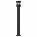 Outdoor Floor Lamps 3pcs Black 110cm Stainless Steel 4006364