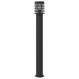 Outdoor Floor Lamps 3pcs Black 110cm Stainless Steel 4006364