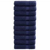 Premium Hand Towels "SOLUND" 10 pcs Navy Blue 50x100 cm 600 gsm 137259