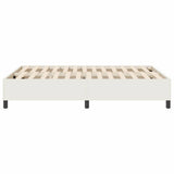 Platform Bed Frame Cream 140 x 200 cm Fabric 3337414