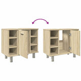 Bathroom Cabinet Sonoma Oak 60x32x53.5 cm Engineered Wood 856142