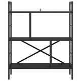Bookshelf Black Oak 75 x 30 x 91 cm Engineered Wood 883970
