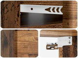 Wall-Mounted Bedside Cabinet 2 pcs Old Wood 49 x 34.5 x 20 cm 899142