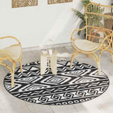 Outdoor Carpet ARAKIL Black 200 cm PP 368536