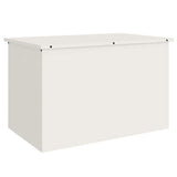 Outdoor Storage Box White 80 x 50.5 x 50 cm Steel 874568